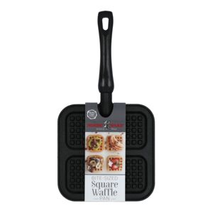 NordicWare Bite-Sized Square Waffle Pan Black